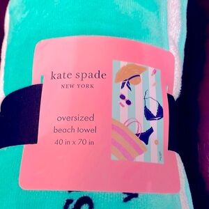 Kate Spade oversized brand new towel! NWT!
